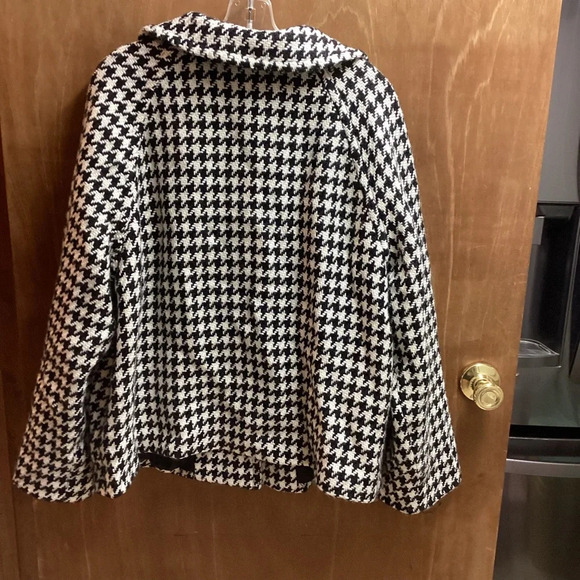 Rafaela Woman Wool blend houndstooth coat size 16W - Picture 6 of 8